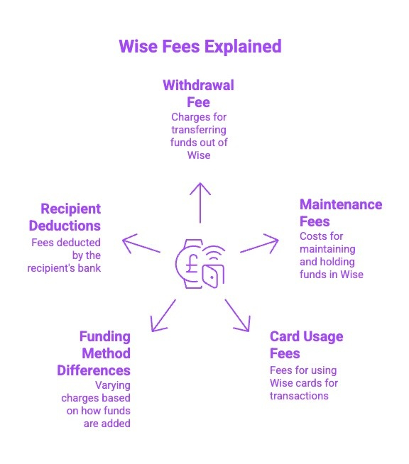 Infographics on Wise Fees